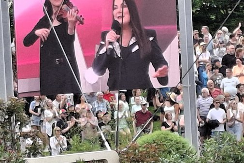 Ein Ausschnitt eines Auftritts im Fernsehgarten