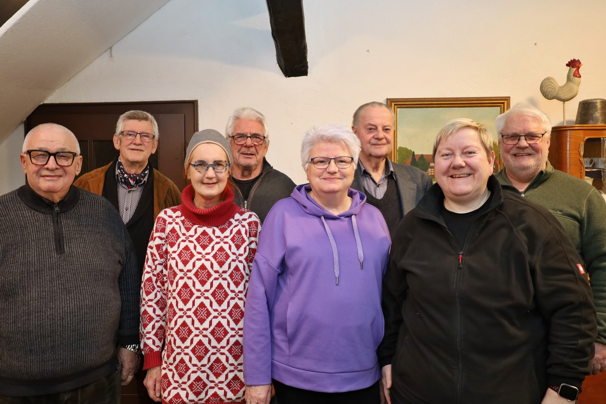 Auf dem Foto ist der Vorstand des OV Lachendorf am 5. Februar 2026 zu sehen.