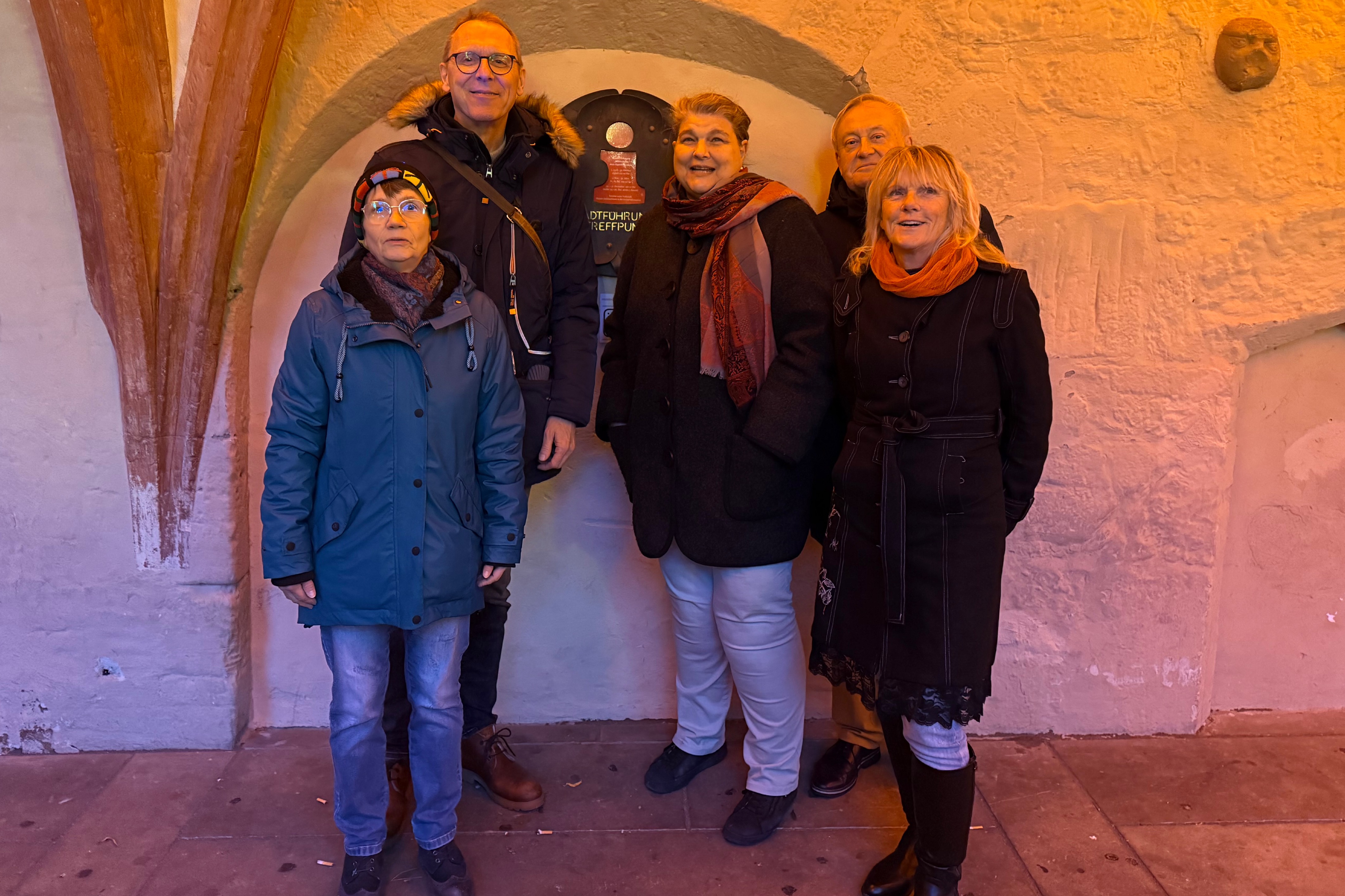 unser Vorstand, von links: Priska Deister, Stephan Hamacher, Reinhild Fuchs, Peter Bodenstedt, Sylke Jorde