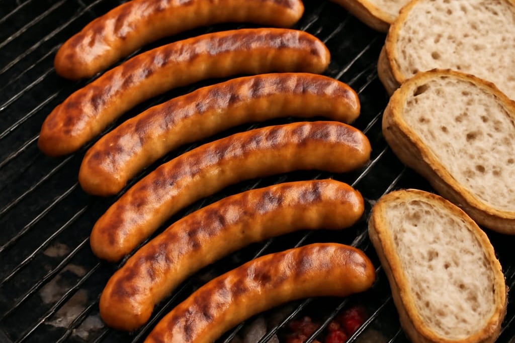 Grill mit W&uuml;rstchen