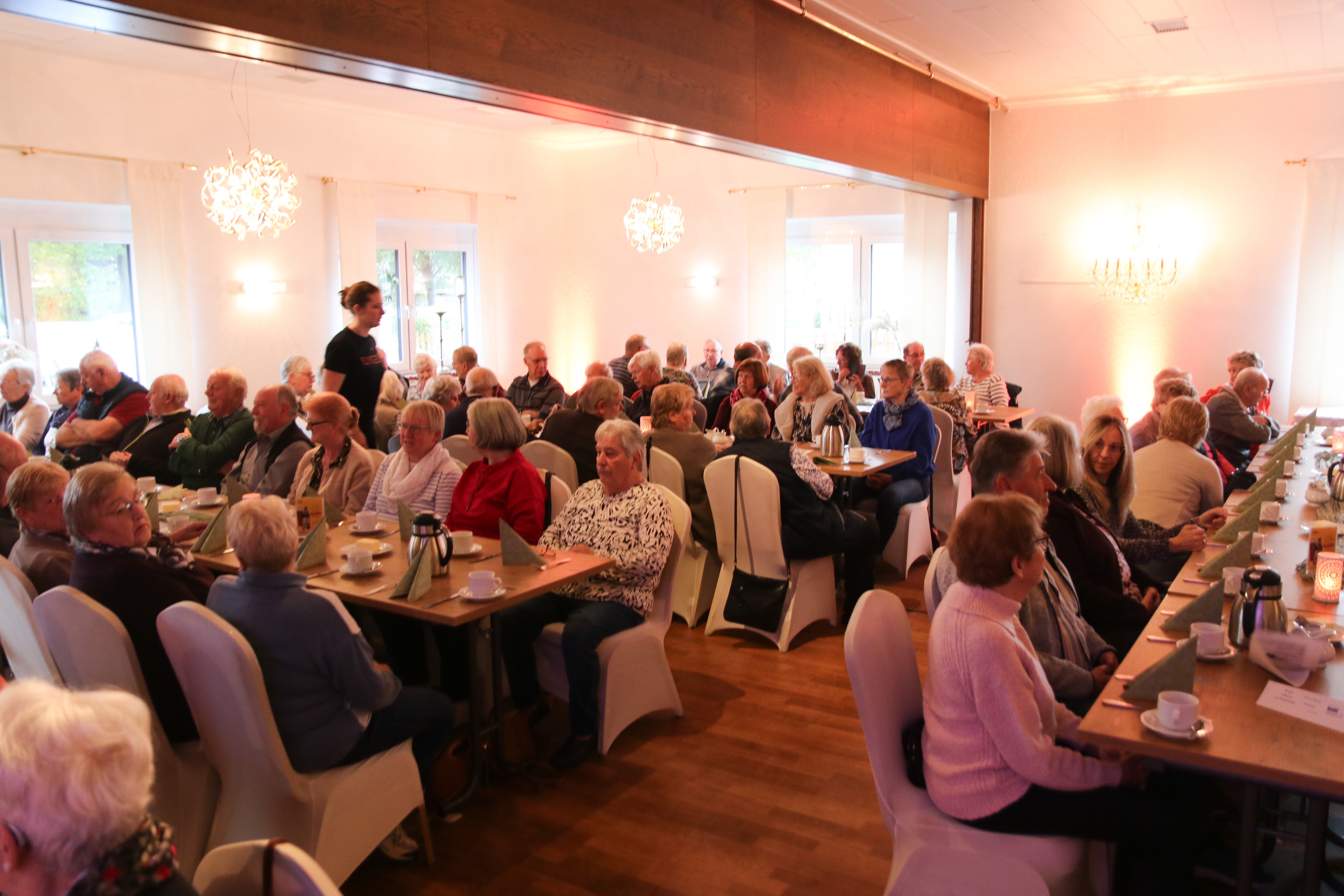 Teilnehmer im Restaurant