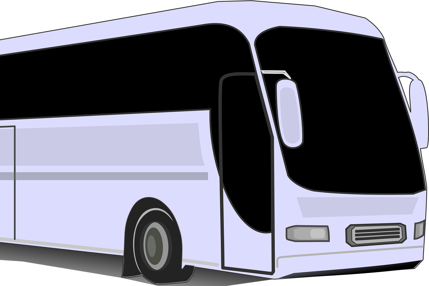 Busreise Piktogramm Reisebus