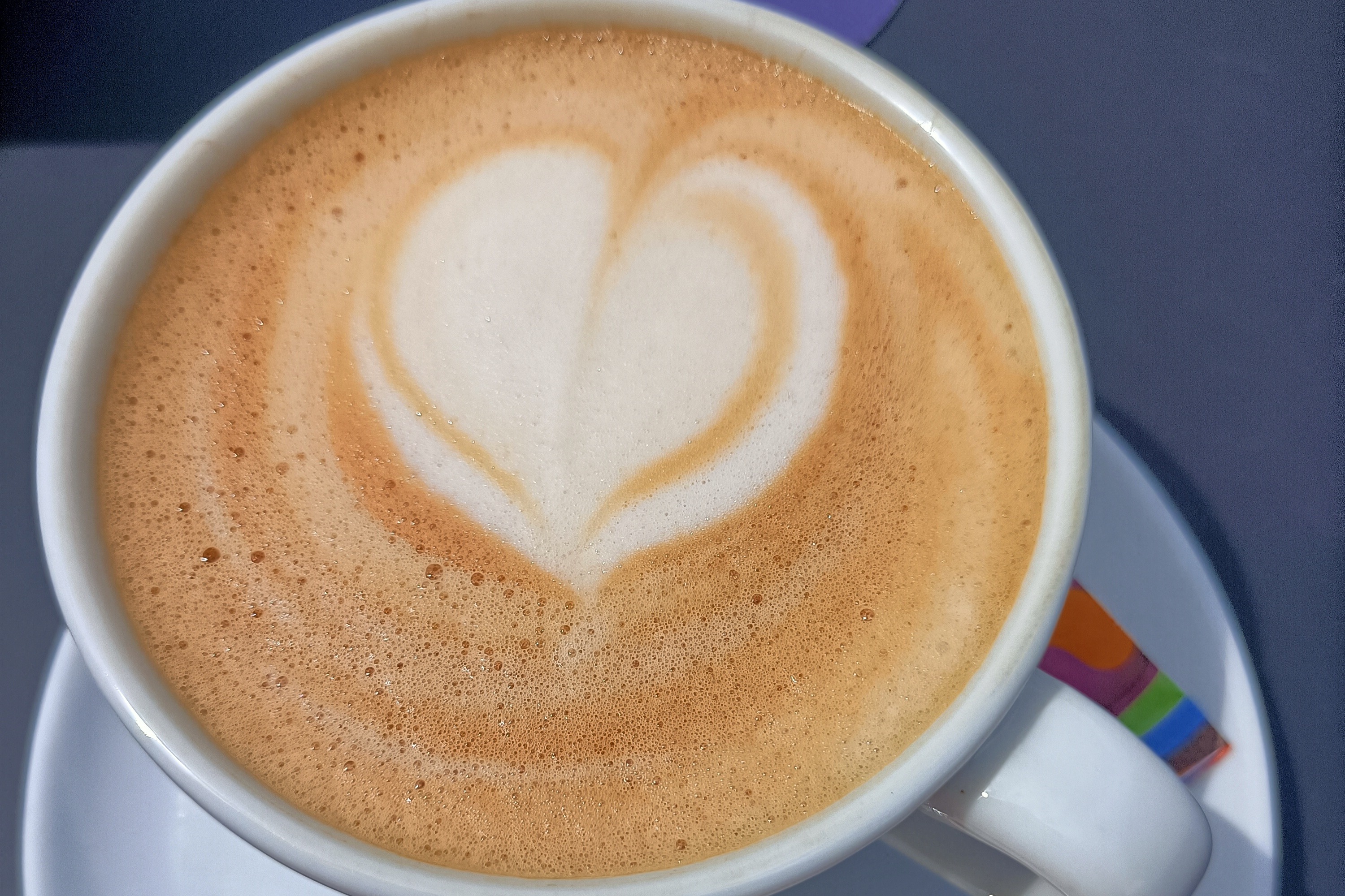 Cappuccino mit Herz