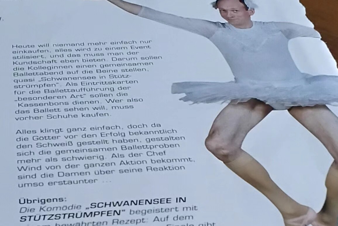 Schwanensee in Stützstrümpfe. Theaterfahrt