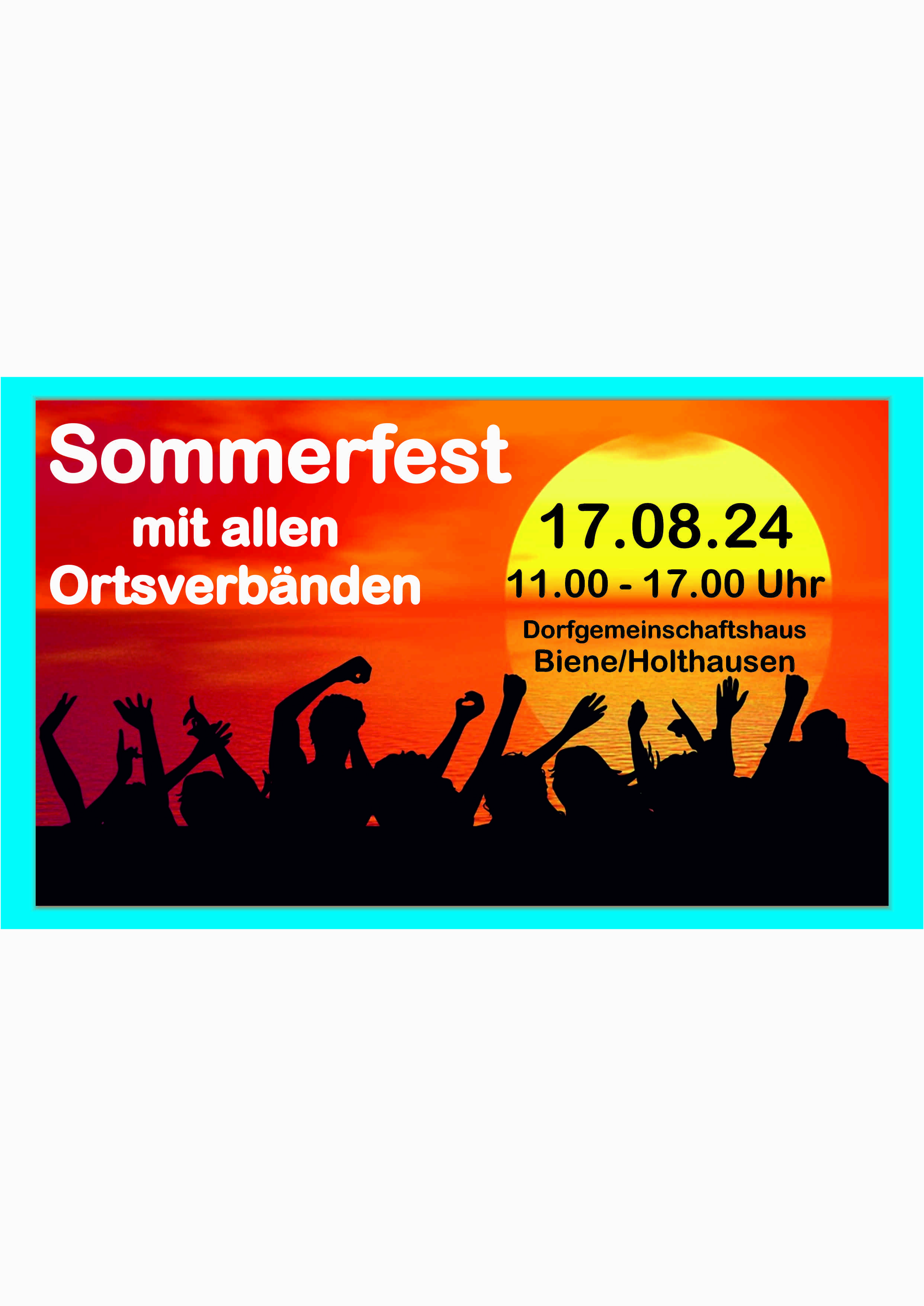 Sommerfest der Ortsverbände