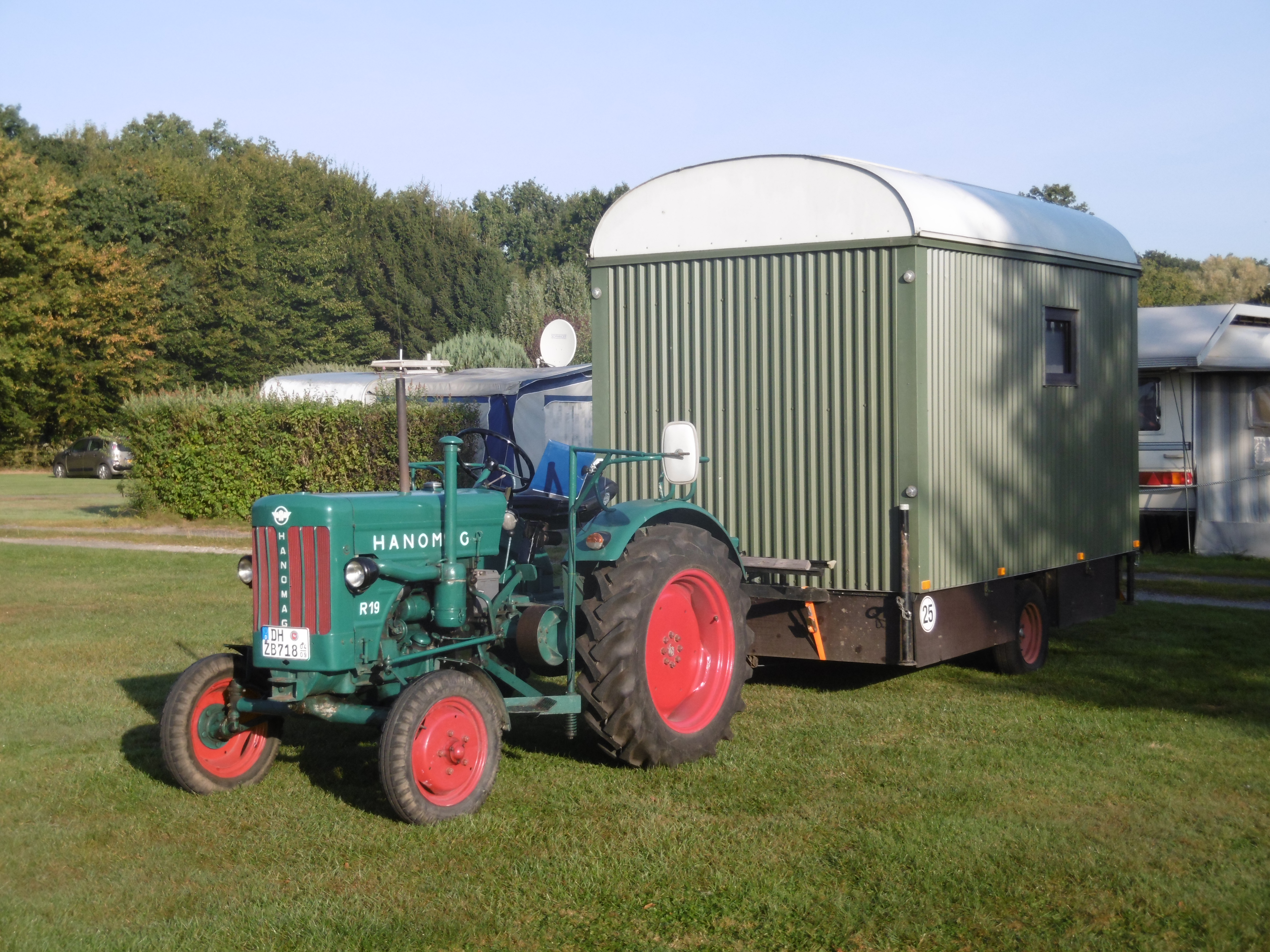 Hanomag in Zeven auf dem Campingplatz