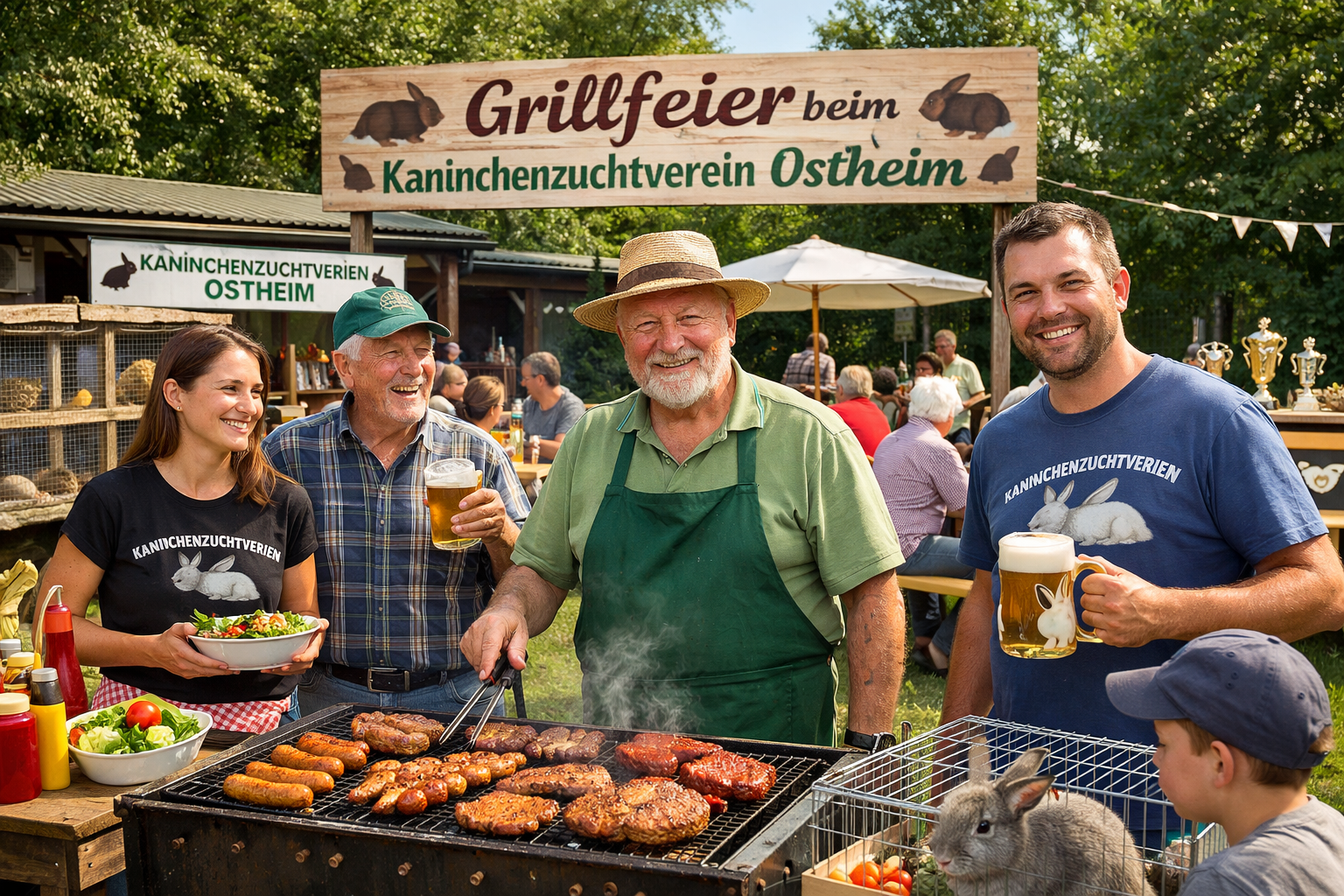 Grillfest im Kaninchenzuchtverein