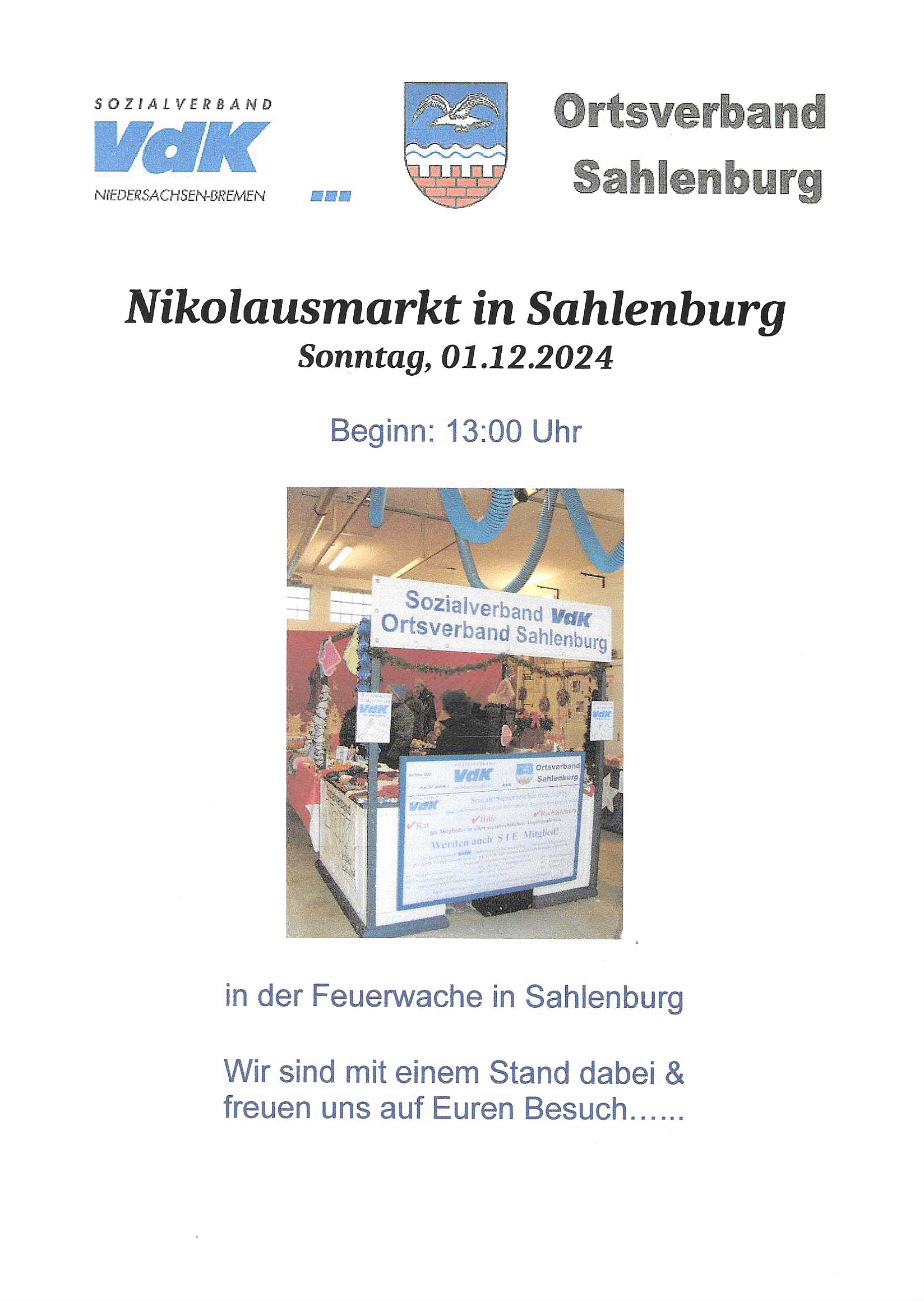 Nikolausmarkt Sahllenburg