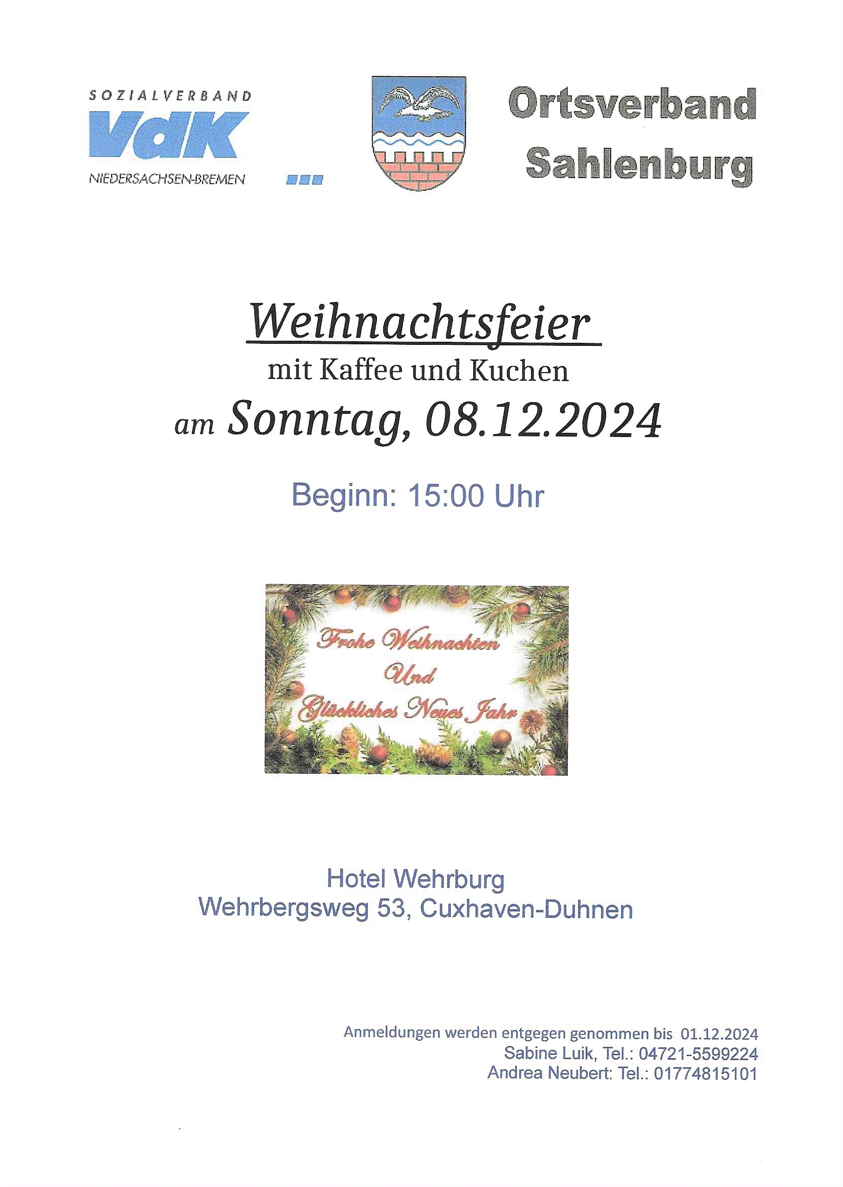 Frohe Weihnachten