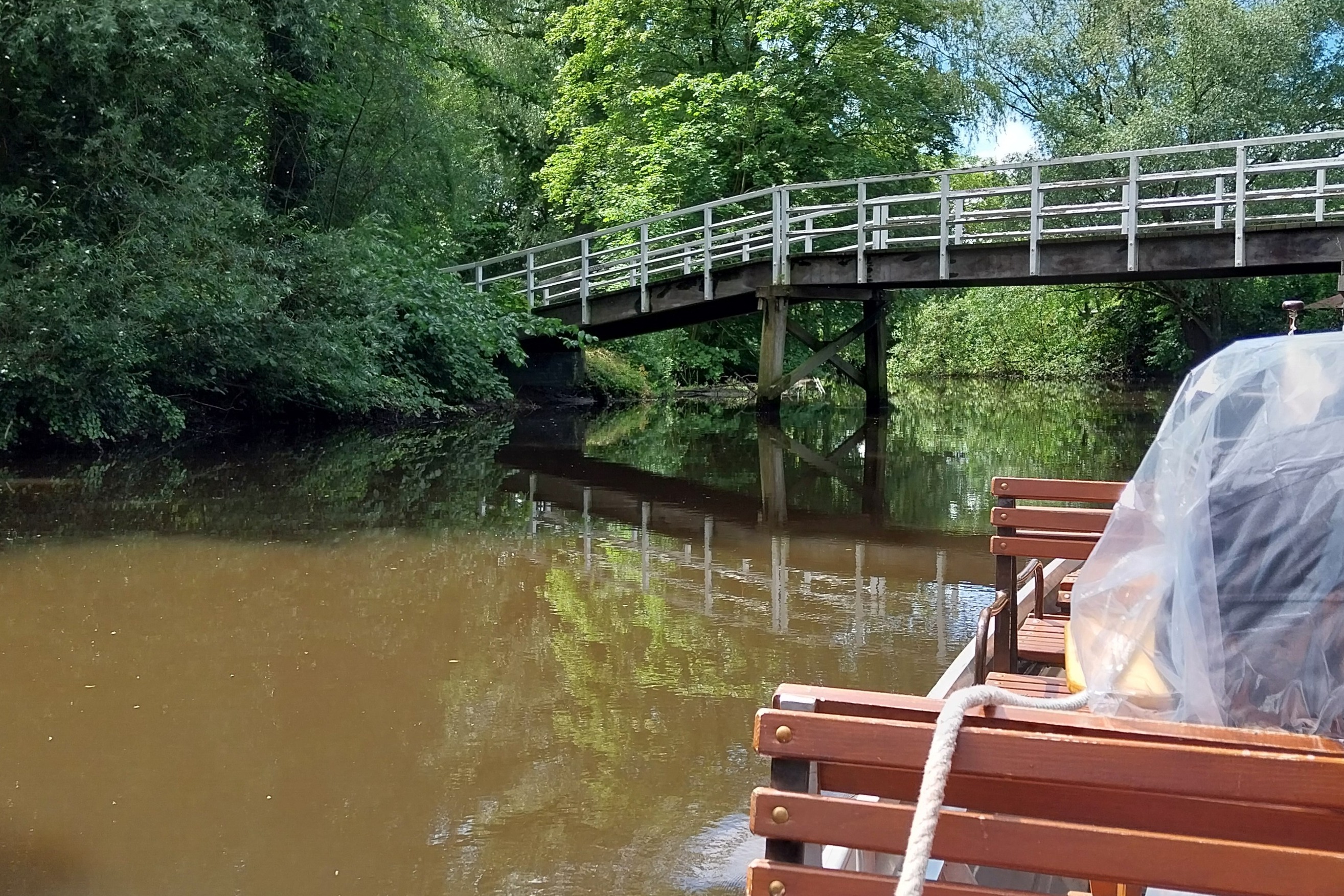 Fahrt auf dem Burggraben Bei jedem Wetter