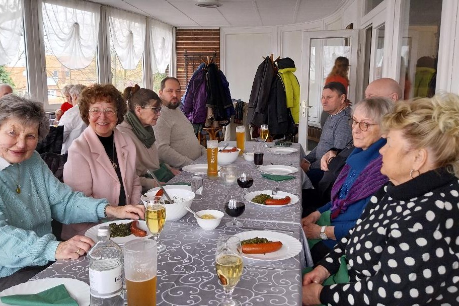 Spaß beim Essen Grünkohlessen 2025