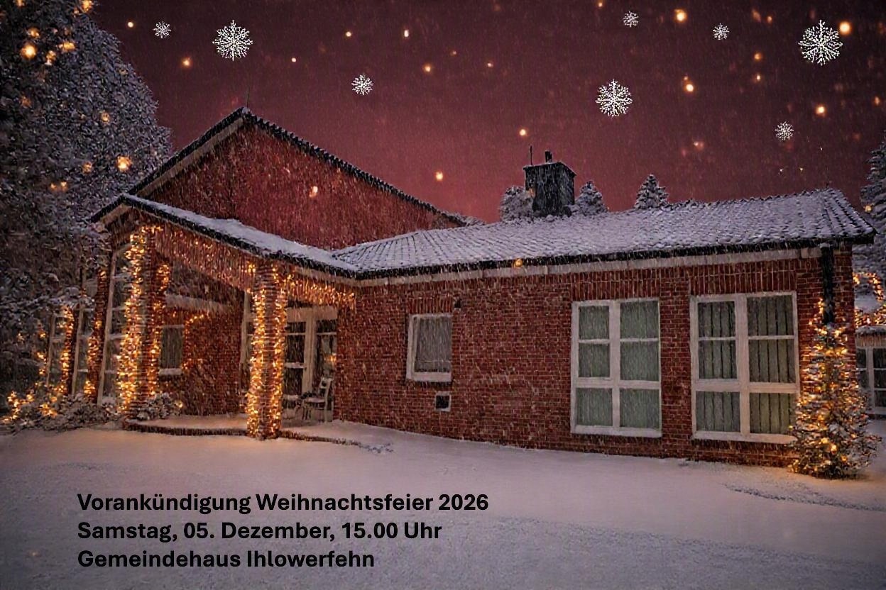 Weihnachtsfeier 2026