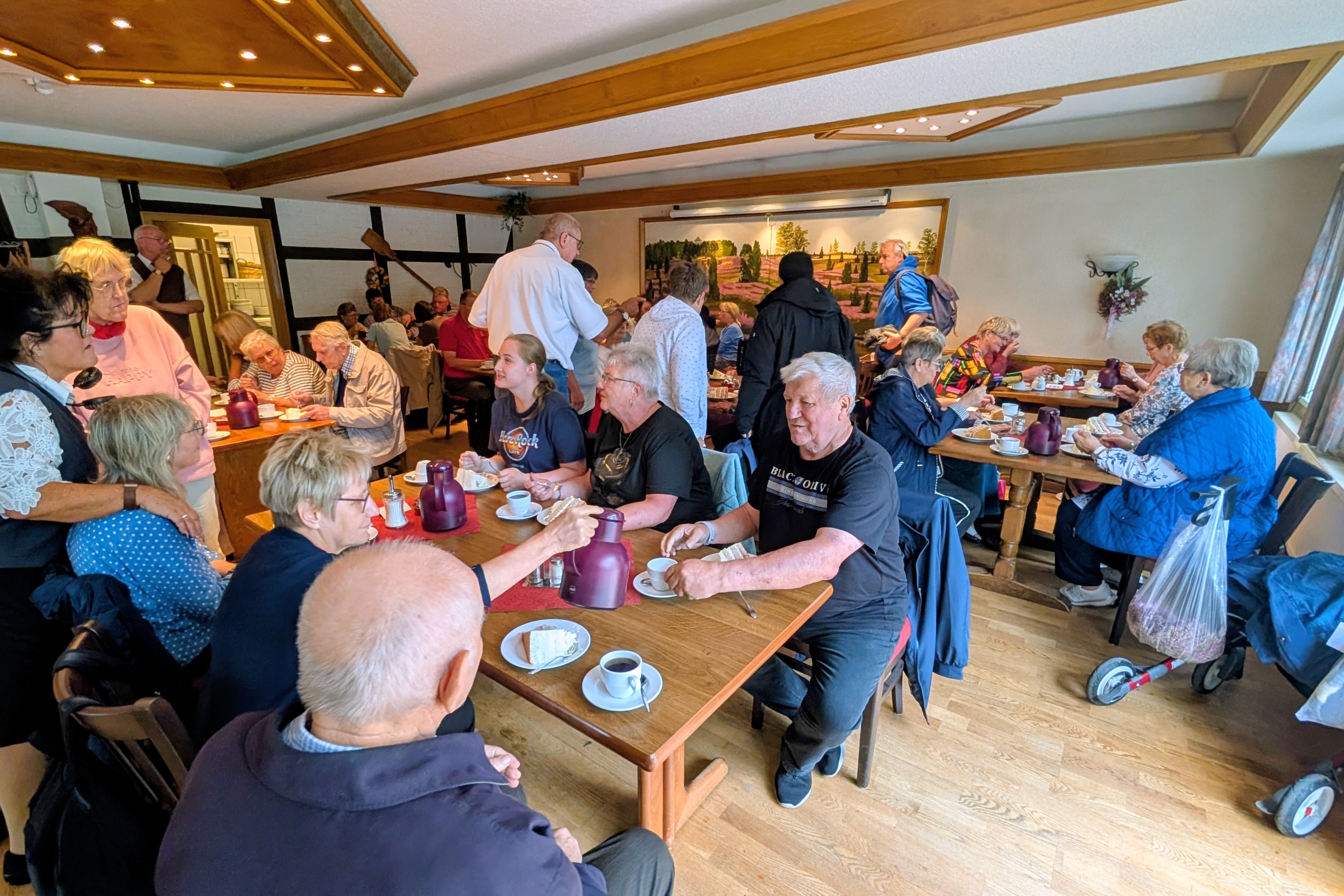 L&uuml;neburger Heide mit Kaffeetrinken