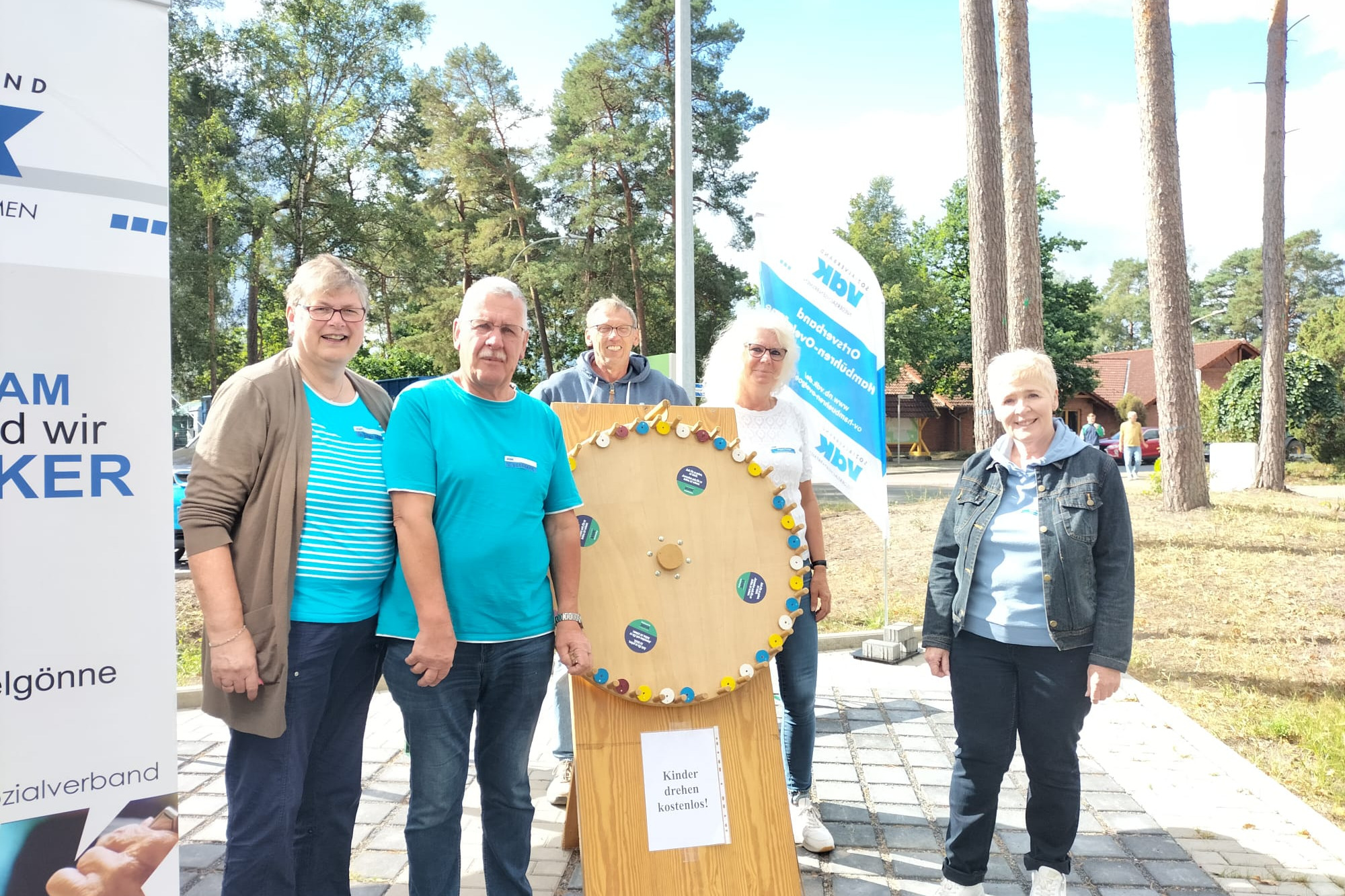 Das VdK Team Unser Glückrad